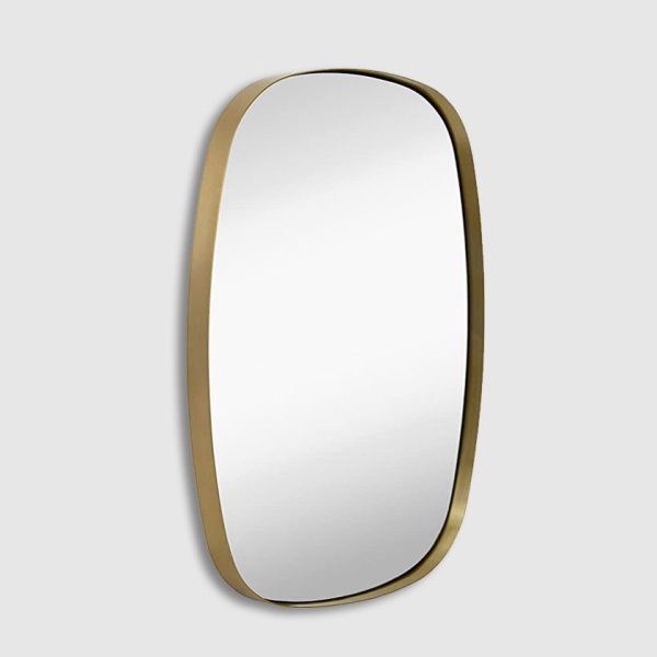 Irregular Metal Frame Mirror