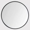 Round Framed Mirror