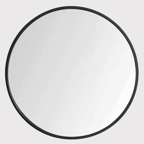 Round Framed Mirror