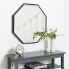 Octagon Decorative Hallway Wall Mirror