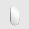 Pill Shape Metal Frame Mirror