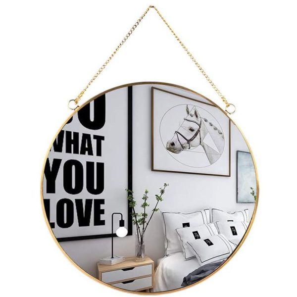 Round Hanging Mirror