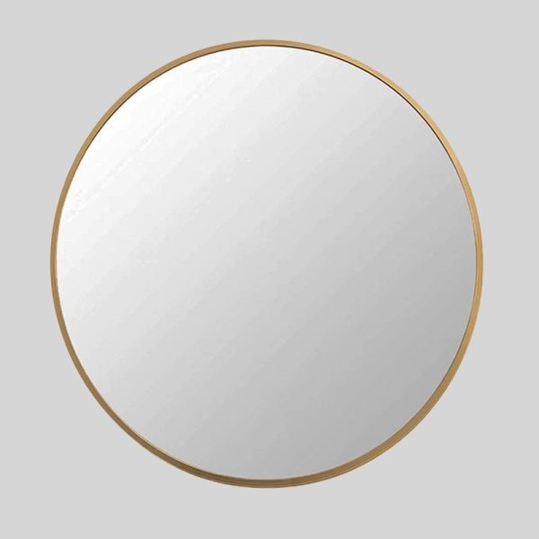 Round Framed Mirror