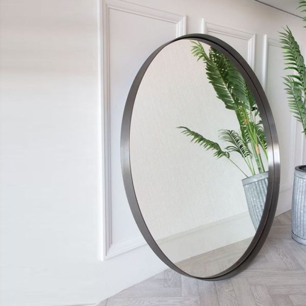 10003 Grey Framed Wall Mirror