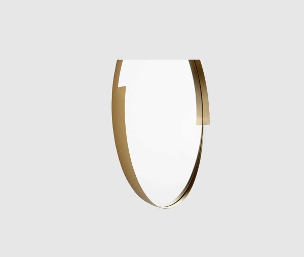 10003 Stainless Round Wall Mirror