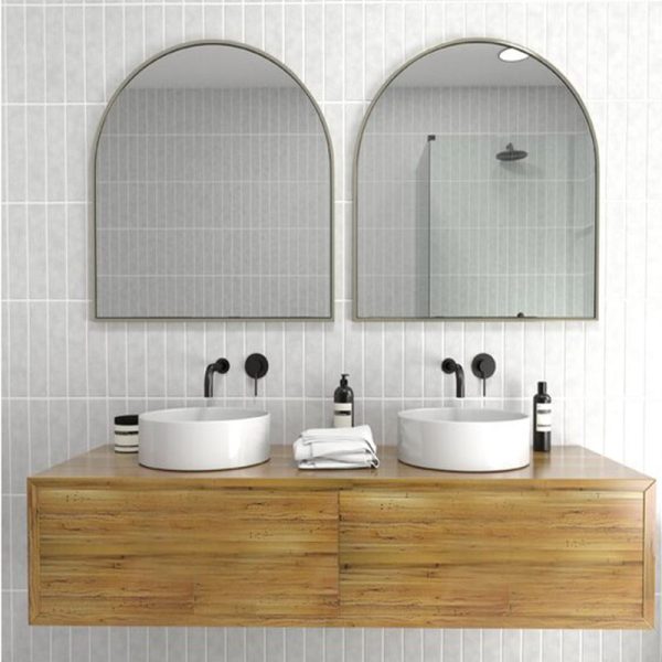 Framed Arched Mirror