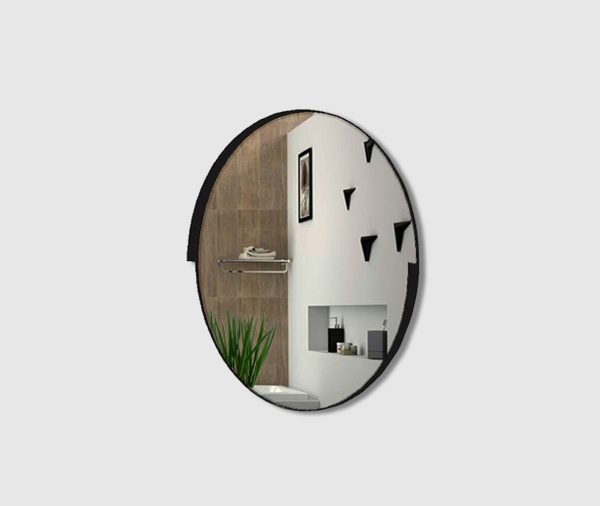 10004 Stainless Round Wall Mirror