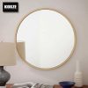 Round Framed Mirror