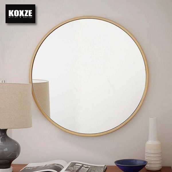 Round Framed Mirror