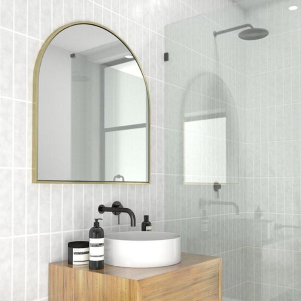 Framed Arched Mirror