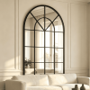 Arched Window Pane Mirror Arched Window Pane Wall Mirror