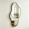 Asymmetrical Mirror Asymmetrical Metal Wall Mirror