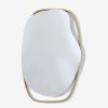 Asymmetrical Floating Frame Wall Mirror
