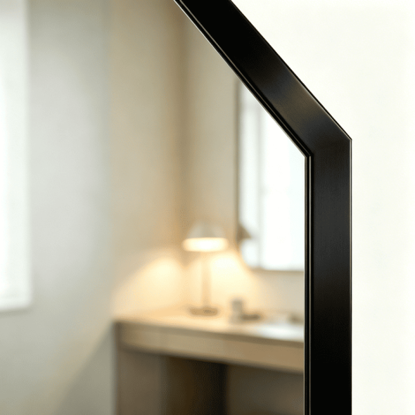 Classic Octagon Metal Frame Mirror