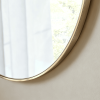 Vertical Pill Shaped Wall Mirror