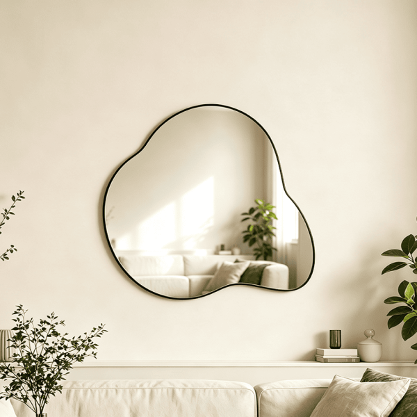 Cloud Shaped Wall Mirror Cloud Shaped Metal Wall Mirror