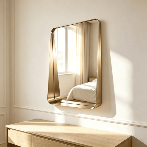 Bathroom Mirror with Shelf