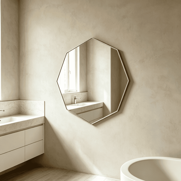 Modern Octagon Wall Mirror