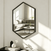 Classic Metal Hexagon Wall Mirror