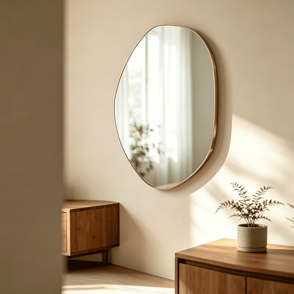 Organic Irregular Bathroom Mirror