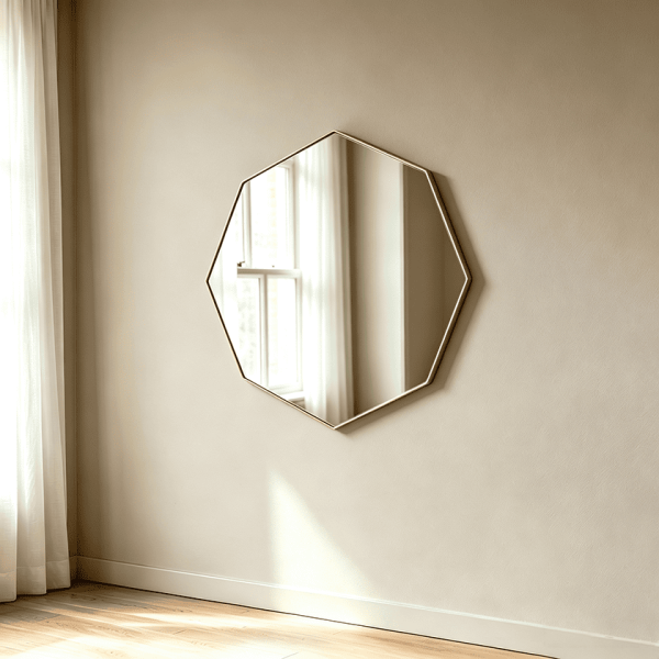 Modern Octagon Wall Mirror