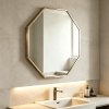 Classic Octagon Metal Frame Mirror