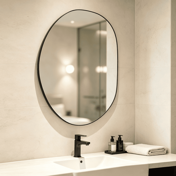 Organic Irregular Bathroom Mirror