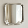 Rounded Square Stainless Steel Mirror