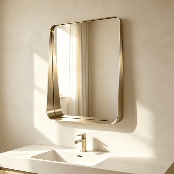 Bathroom Mirror with Shelf