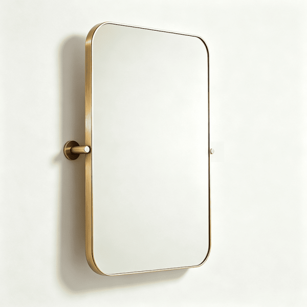 Rectangular Pivot Mirror Rounded Rectangle Pivot Mirror