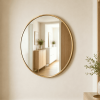 Round Wall Mirror Classic Round Stainless Steel Mirror