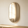 Vertical Pill Shaped Wall Mirror