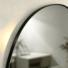 Stone Mirror Metal Frame Organic Irregular Wall Mirror
