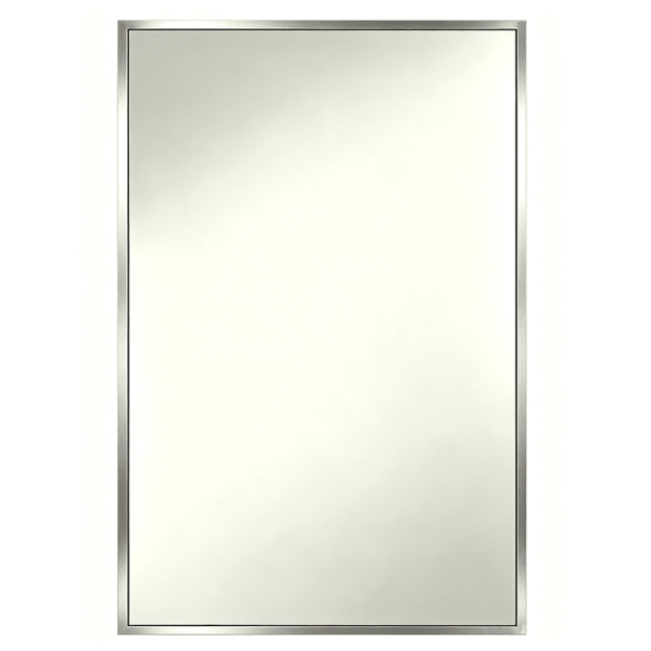 Wide Frame Mirror Classic Rectangular Metal Frame Mirror