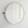 adjustable tilting round mirror Round Adjustable Pivot Mirror