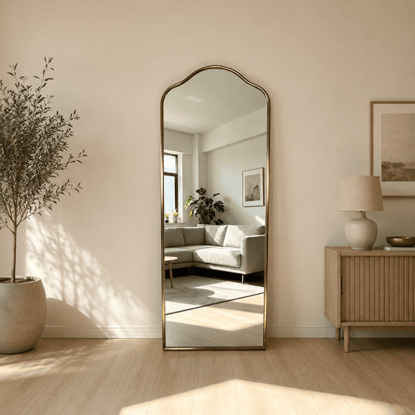 Scalloped Arch Full Length Mirror