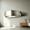 asymmetrical wall mirror Organic Pebble Wall Mirror