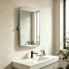bathroom pivot mirror Rounded Rectangle Pivot Mirror