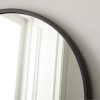 Arched Metal Floor Mirror