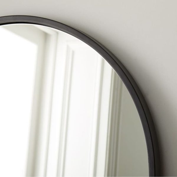 Arched Metal Floor Mirror
