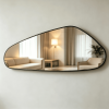 black irregular decorative wall mirror Organic Asymmetrical Wall Mirror