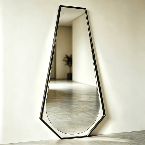 geometric floor mirror Geometric Full Length Mirror