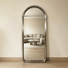 Silver Arched Full Length Mirror
