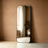 metal framed full length mirror Rounded Corner Full Length Mirror