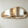 metal framed modern wall mirror Organic Asymmetrical Wall Mirror