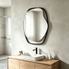 Asymmetrical Floating Frame Wall Mirror