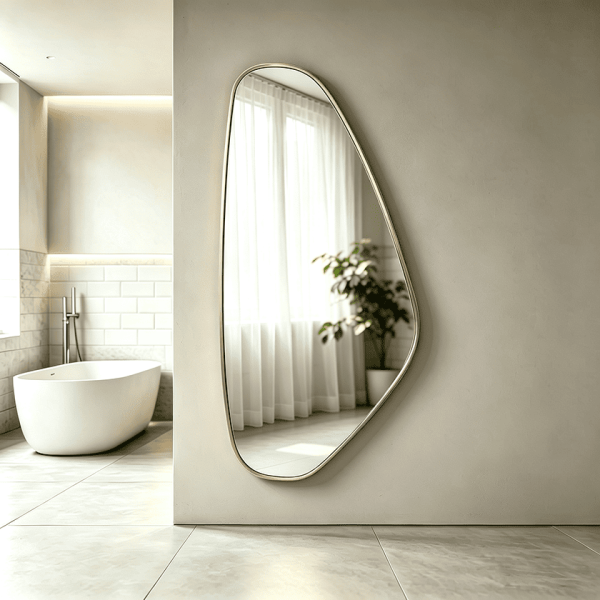 organic bathroom wall mirror Organic Asymmetrical Wall Mirror