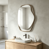 Asymmetrical Floating Frame Wall Mirror