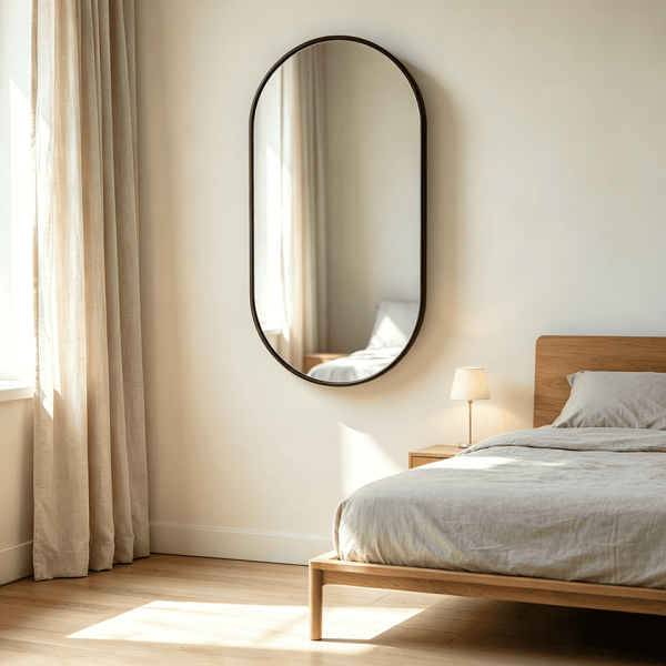 Capsule Metal Frame Mirror