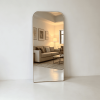 rounded corner full length mirror Rounded Rectangle Full Length Mirror